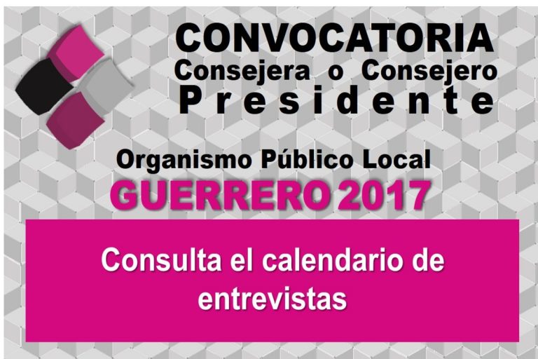 UTVOPL Convocatoria Consejero/a presidente OPL Guerrero 2017
