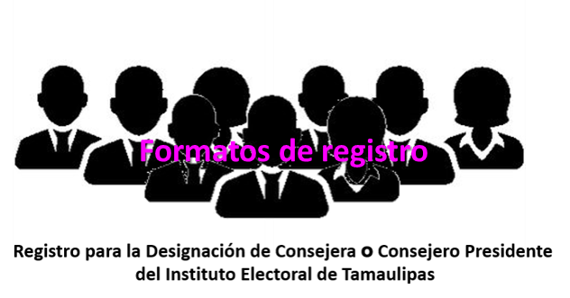 Registro para la designación de Consejero presidente del Instituto Electoral de Tamaulipas
