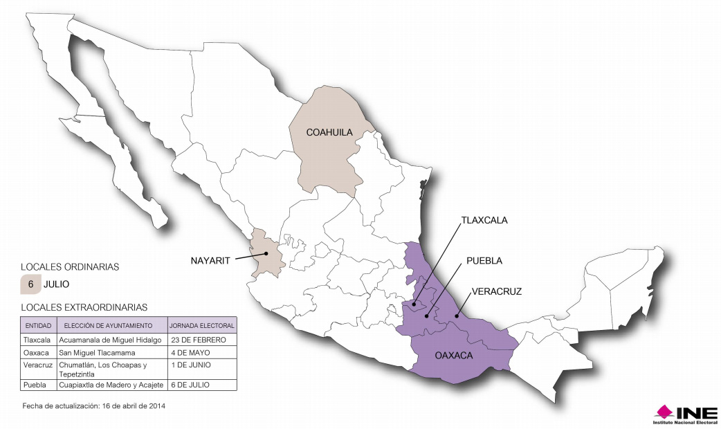 Calendario Electoral 2014