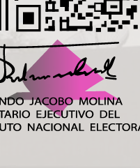 impresión arcoiris Credencial de Elector