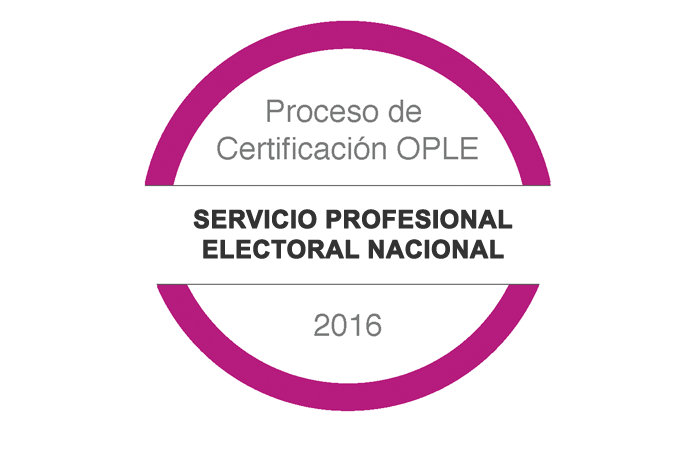 Banner-Proceso de certificación OPL-Servicio Profesional Electoral Nacional 2016