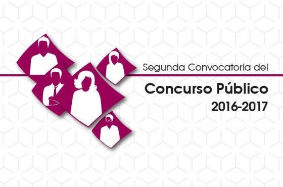 Segunda Convocatoria del Concurso Público 2016 -2017