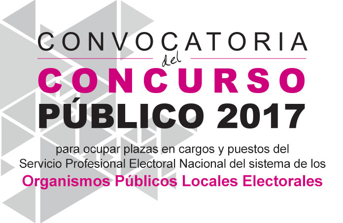 Convocatoria del Concurso Público Sistema OPLE 2017