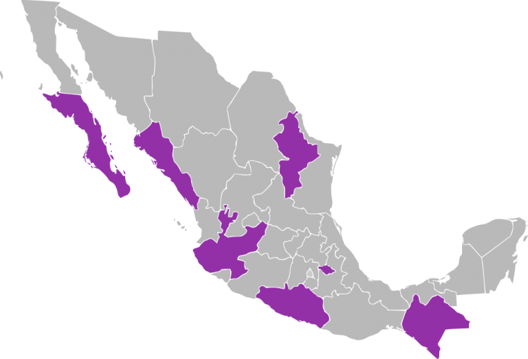 MAPA senadurías Candidaturas independientes