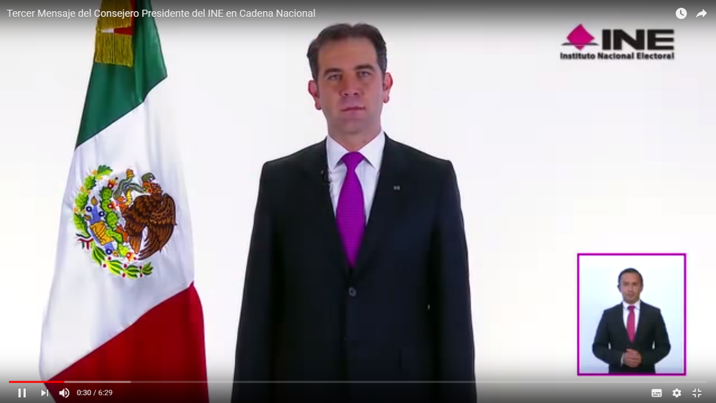 Vídeo mensaje Dr Lorenzo Córdova