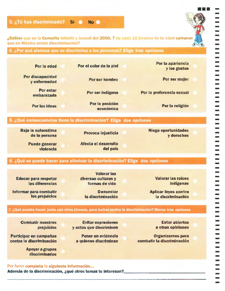 Boleta pág. 2 de 14 a 17 años: Consulta Infantil y Juvenil 2003