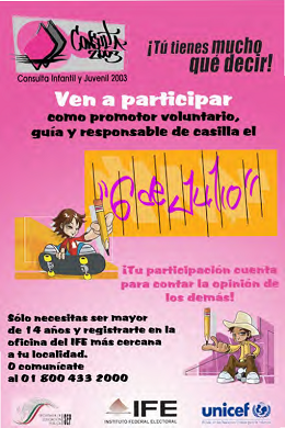 Consulta Infantil y Juvenil 2003