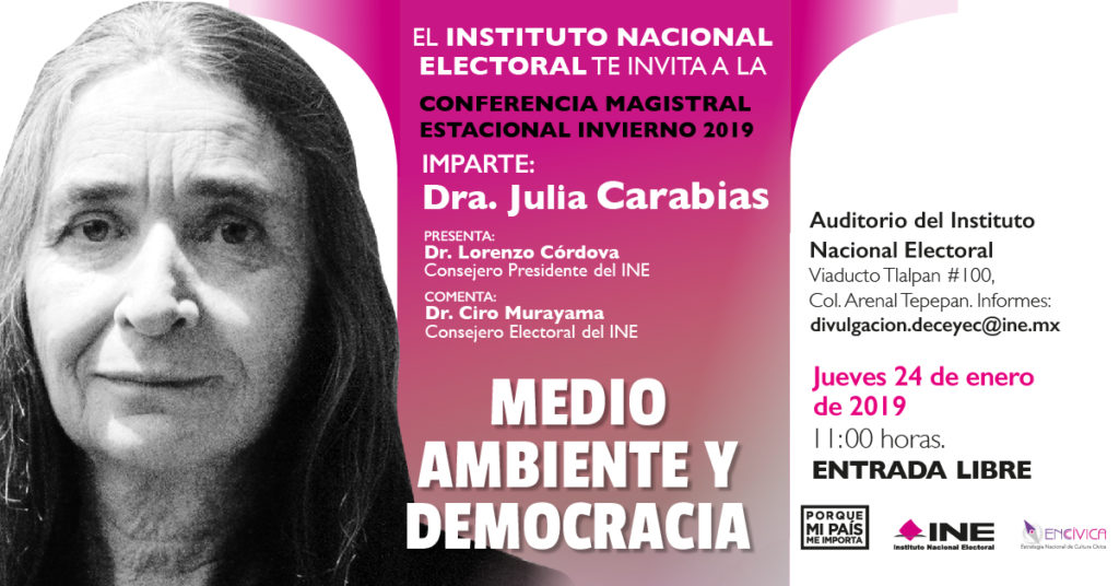 Conferencia magistral Medio Ambiente y Democracia