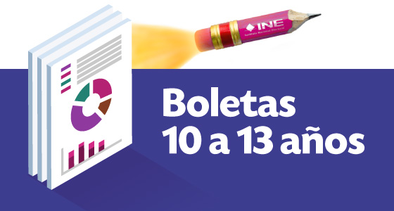 Boletas consulta de 10 a 13 años