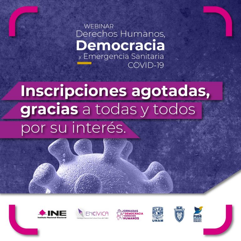 Curso Virtual: “Derechos Humanos, Democracia y Emergencia Sanitaria COVID-19”