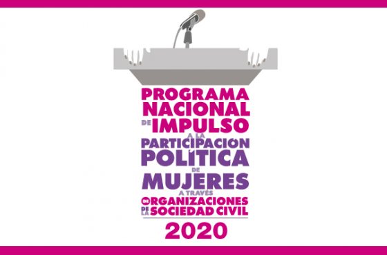 Programa Nacional de Impulso a la Participación Política de Mujeres a través de Organizaciones de la Sociedad Civil 2020