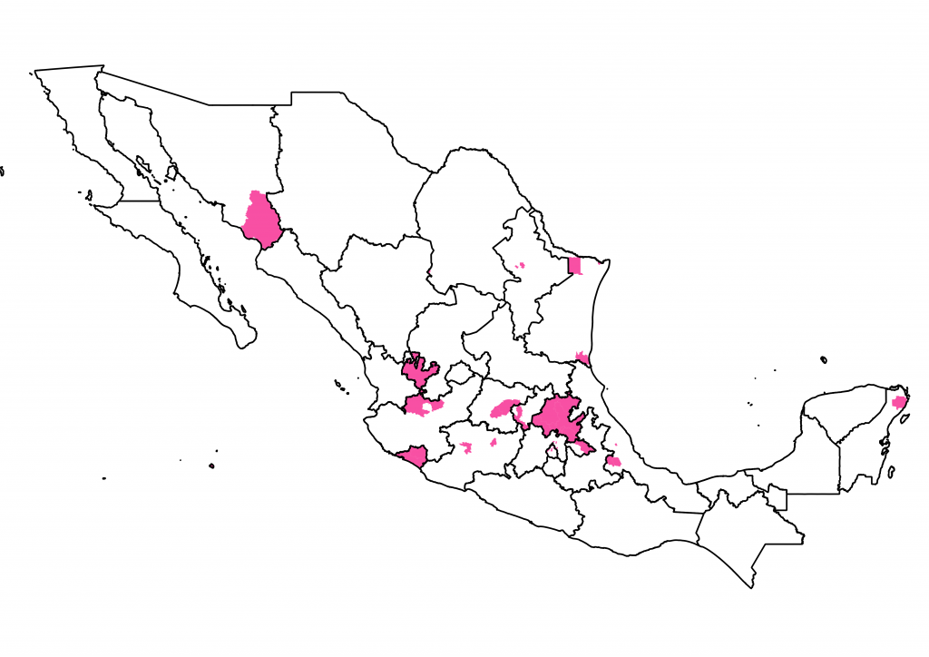 mapa Candidaturas Independientes 2021