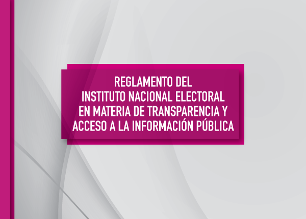 Reglamento transparencia