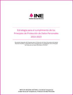 Estrategia para el cumplimiento de los Principios de Protección de Datos Personales 2022-2023