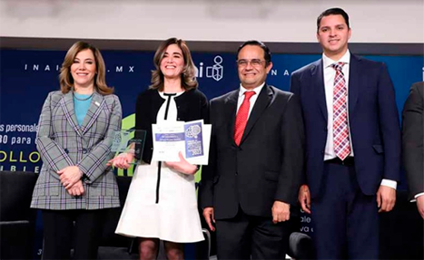 Mención especial en el concurso “Premio de Innovación y Buenas Prácticas en la Protección de Datos Personales”