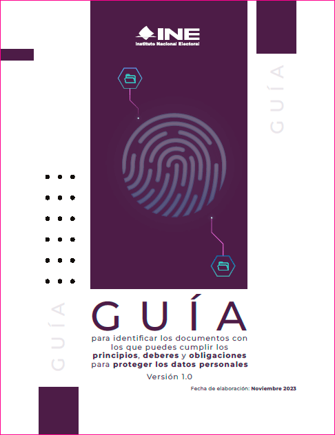 Guía para identificar los documentos con los que puedes cumplir los principios, deberes y obligaciones para proteger los datos personales (Versión 1.0)