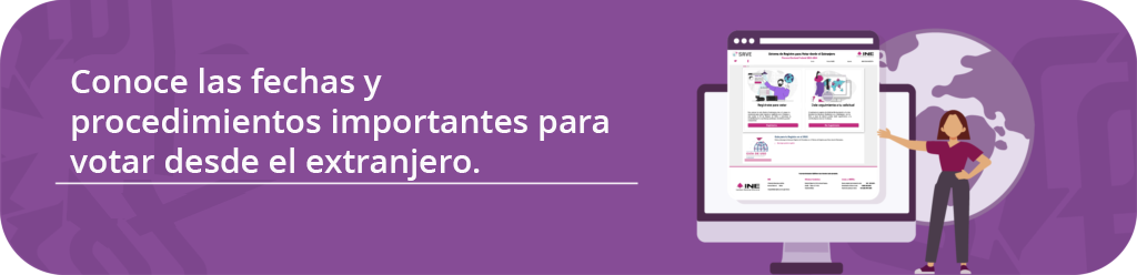 Aviso fechas voto extranjero