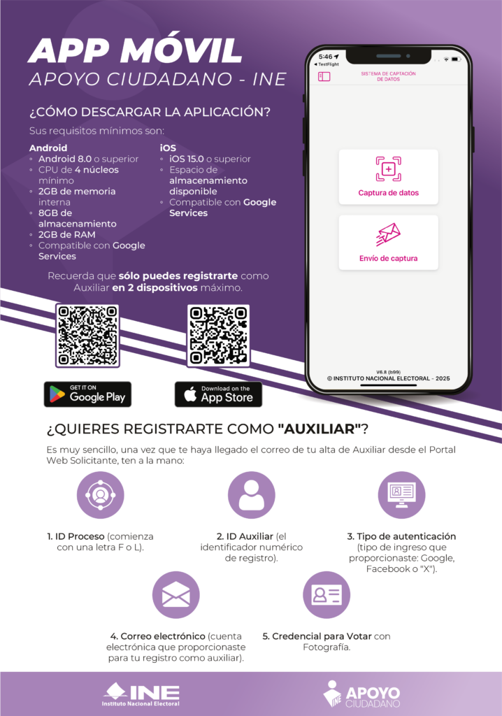 App Móvil Apoyo Ciudadano INE