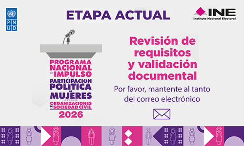 Consulta el programa de impulso de participación política de mujeres