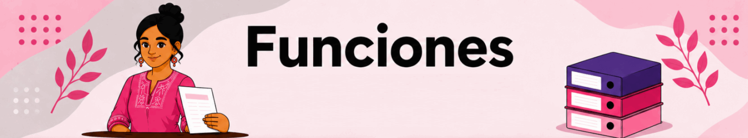 Banner de funciones