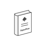 Ícono de libro de obligaciones espécificas