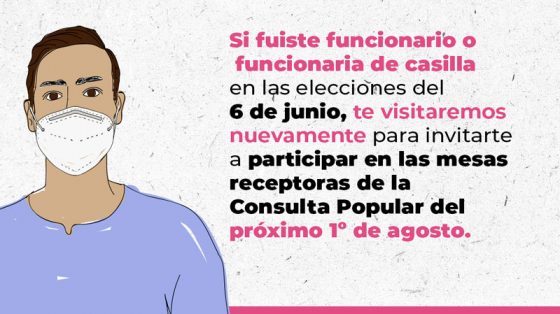 A partir del 25 de junio, ¡ábrele la puesta al INE!