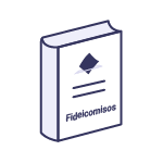 Ícono de libro fideicomisos