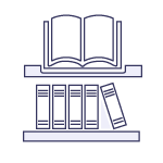 ícono de biblioteca