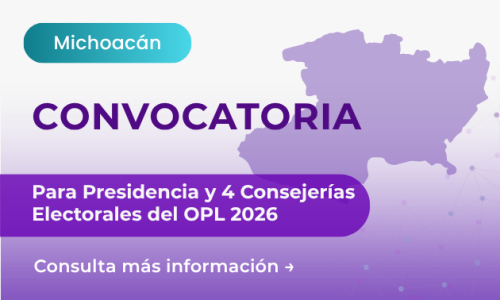 Banner Convocatoria aprobada por el Consejo General para Michoacán