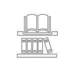 ícono de biblioteca