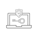 Ícono de llave de seguridad